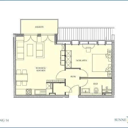 Sunnevelt-apartment-14 Ostseebad Kühlungsborn